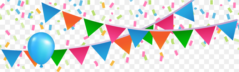 Happy Birthday Transparent Picture Happy Birthday Confetti, Paper, Balloon Free Png Download