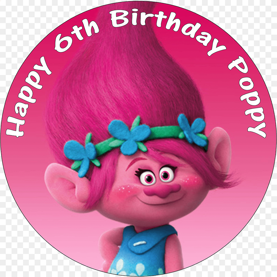 Happy Birthday Trolls Movie, Photography, Baby, Person, Face Free Transparent Png