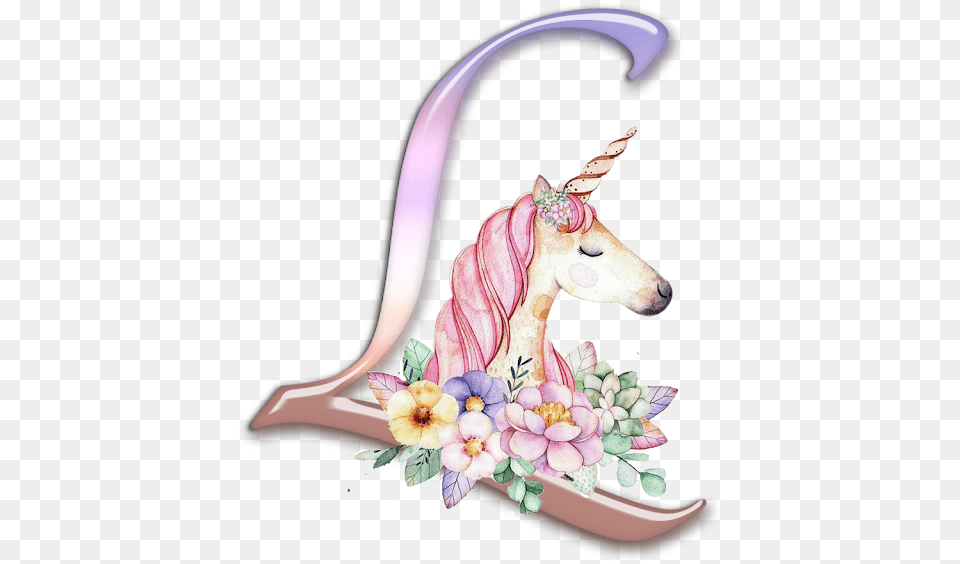 Happy Birthday Unicorn, Flower, Flower Arrangement, Plant, Figurine Png