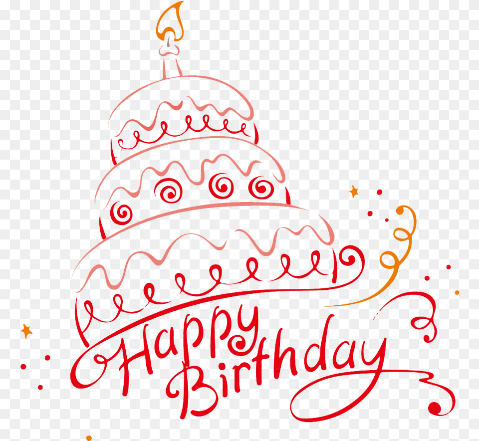 Happy Birthday Vector Art Happy Birthday Zia Cake Free Transparent Png