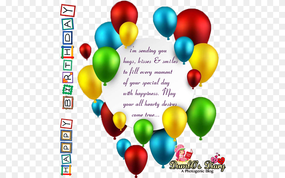 Happy Birthday Wishes, Balloon, Baby, Person, Text Free Png Download