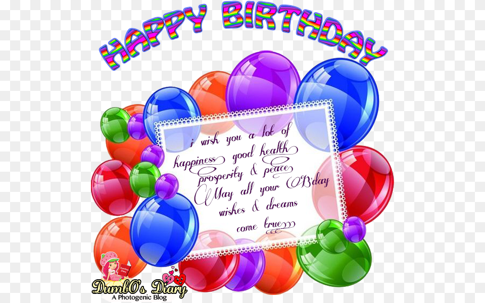 Happy Birthday Wishes Web Design, Balloon, Envelope, Mail, People Png Image