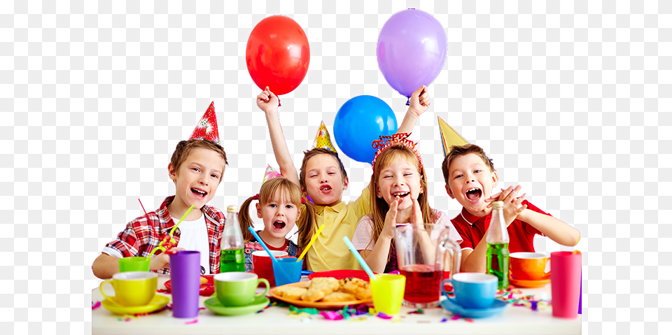 Happy Birthday With People Image Birthday Party People, Person, Clothing, Hat, Cup Free Png Download