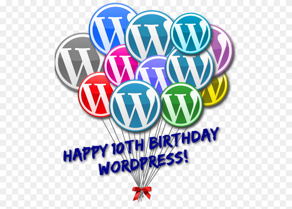 Happy Birthday Wordpress Lorelle On Wordpress, Balloon, Dynamite, Weapon Free Transparent Png