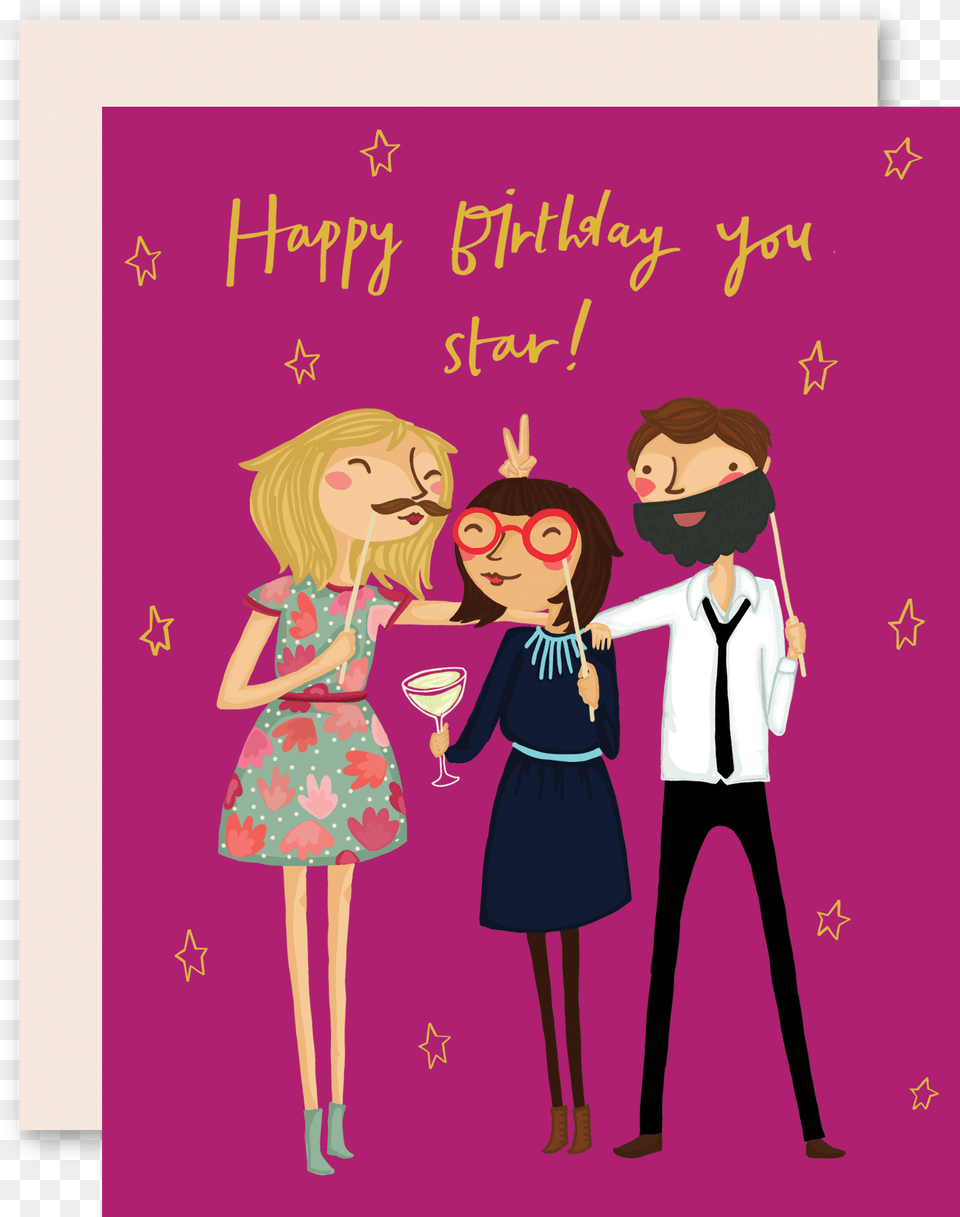 Happy Birthday You Star, Book, Comics, Publication, Child Free Png Download