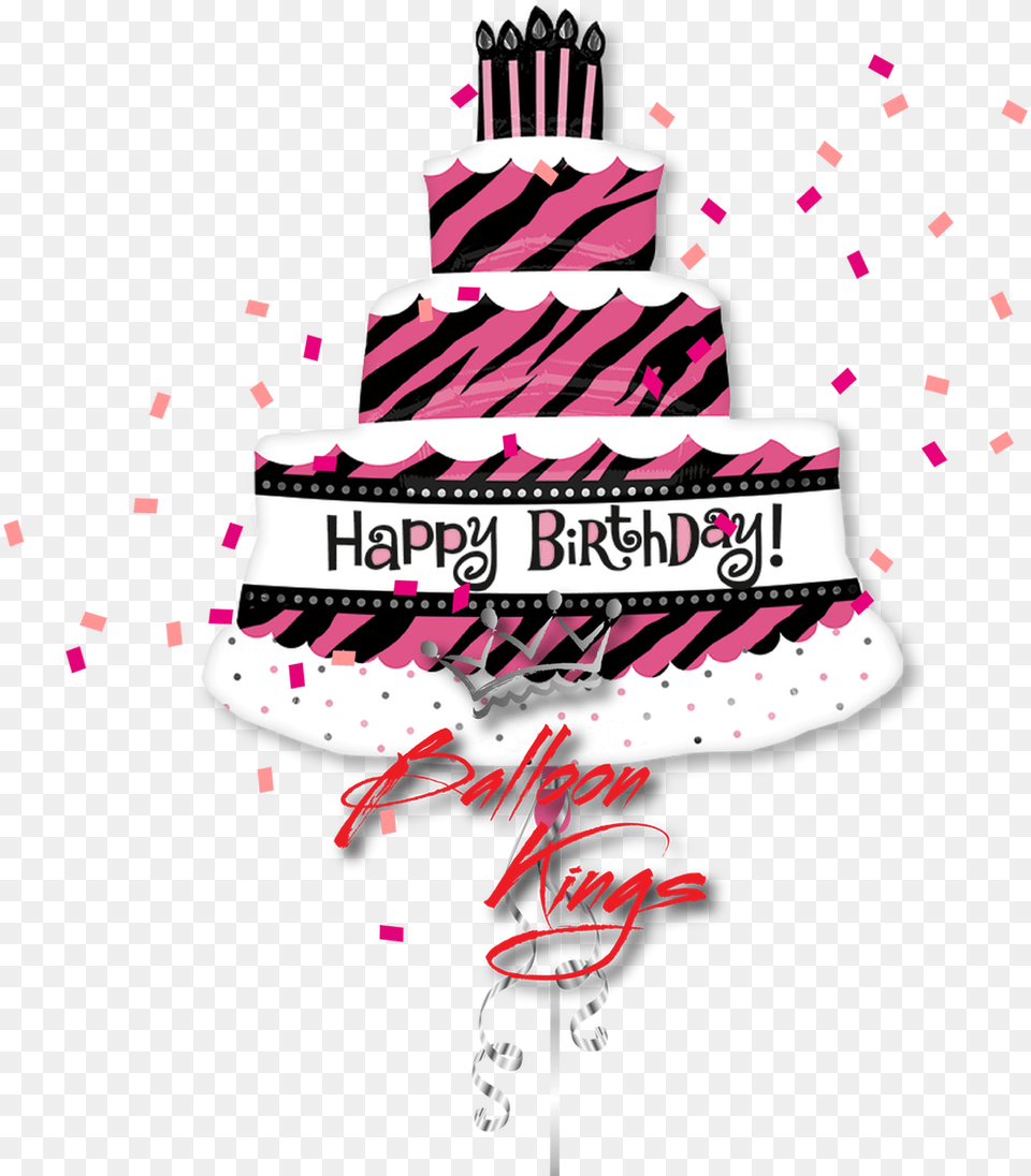 Happy Birthday Zebra Cake Happy Birthday Cartoons Cake Design, Birthday Cake, Cream, Dessert, Food Free Transparent Png