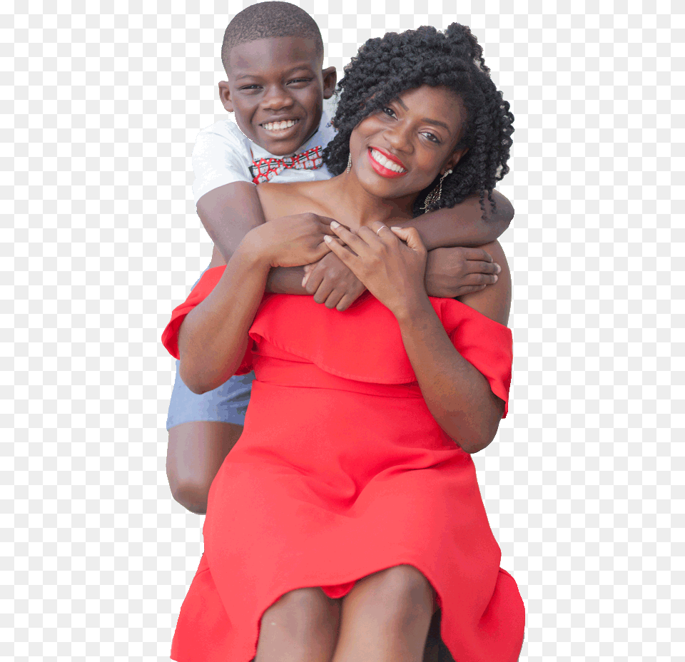 Happy Black Mom And Son, Head, Smile, Clothing, Dress Free Transparent Png