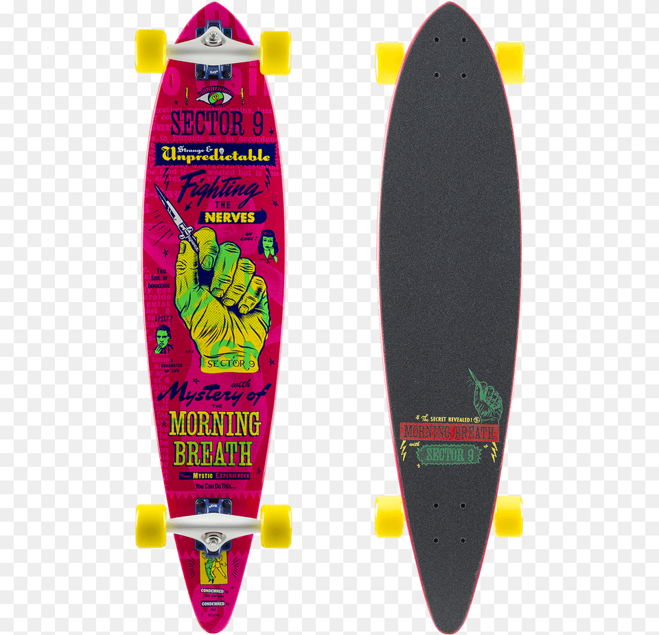Happy Blue Pelican Sector 9 Switchblade Skateboard Complete, Adult, Male, Man, Person Png