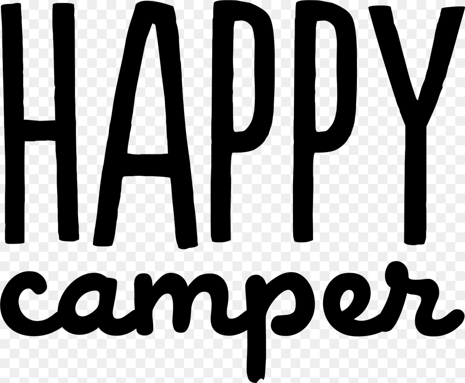 Happy Camper Background, Gray Free Transparent Png