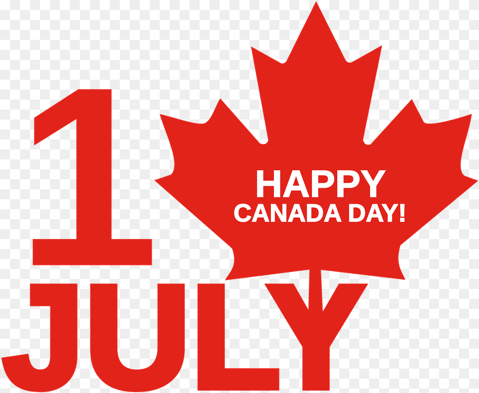 Happy Canada Day July, Leaf, Plant, Logo Png Image