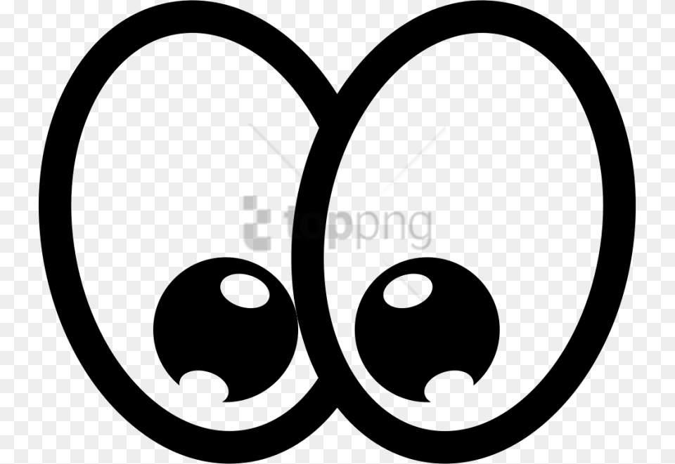 Happy Cartoon Eyes, Stencil, Logo, Symbol, Food Free Transparent Png