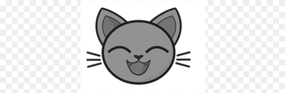Happy Cat Emoji Clip Arts Cartoon, Stencil, Snout, Ammunition, Grenade Free Png Download