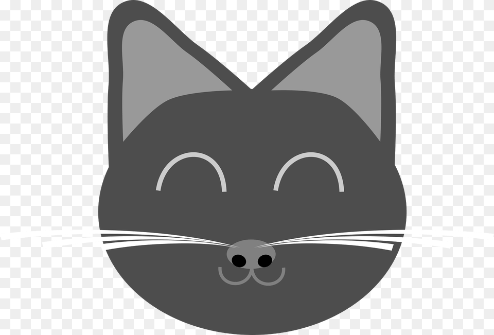 Happy Cat Face Clipart, Snout, Animal, Mammal, Pet Free Transparent Png