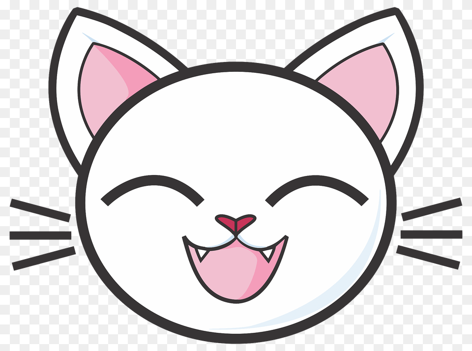 Happy Cat Face Clipart Free Transparent Png