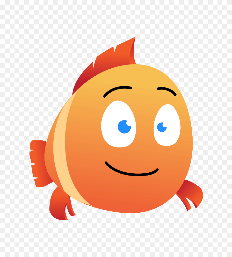 Happy Chubby Fish Character Animator Puppet Character Animator, Animal, Sea Life, Face, Head Png