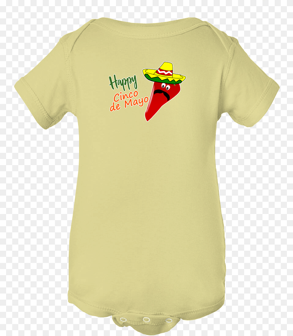 Happy Cinco De Mayo Mexican Sombrero Baby Onesie Bodysuit Cute Christmas Baby Onesies, Clothing, Shirt, T-shirt, Berry Free Png Download