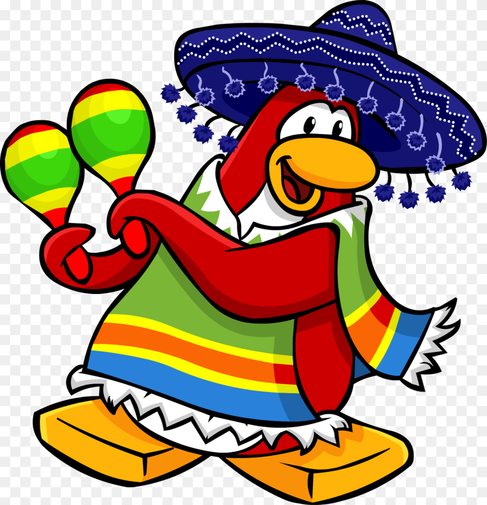 Happy Cinco De Mayo The Penguins Say Hello Cinco, Performer, Person, Clown, Animal Free Png