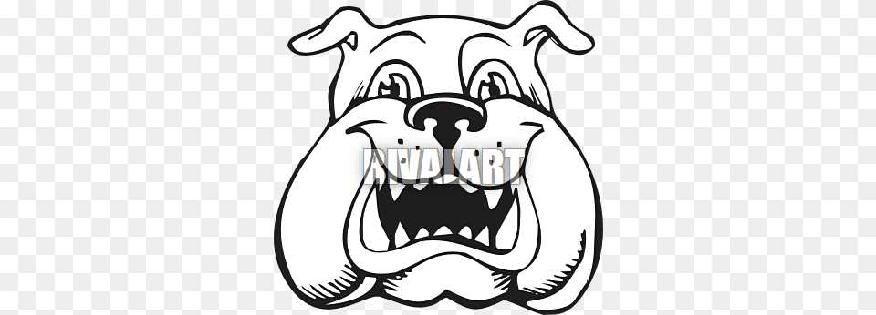 Happy Clipart Bulldog, Snout, Stencil, Animal, Mammal Free Transparent Png