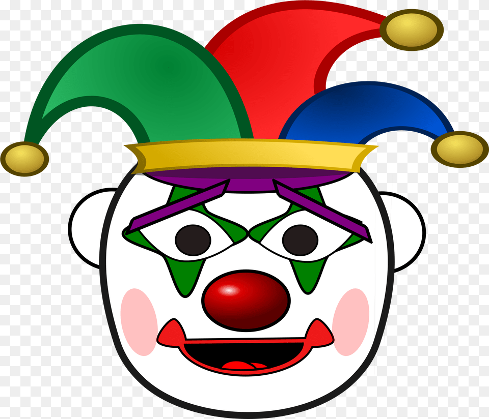 Happy Clipart Clown Transparent For Joker Cartoon Face, Performer, Person Png