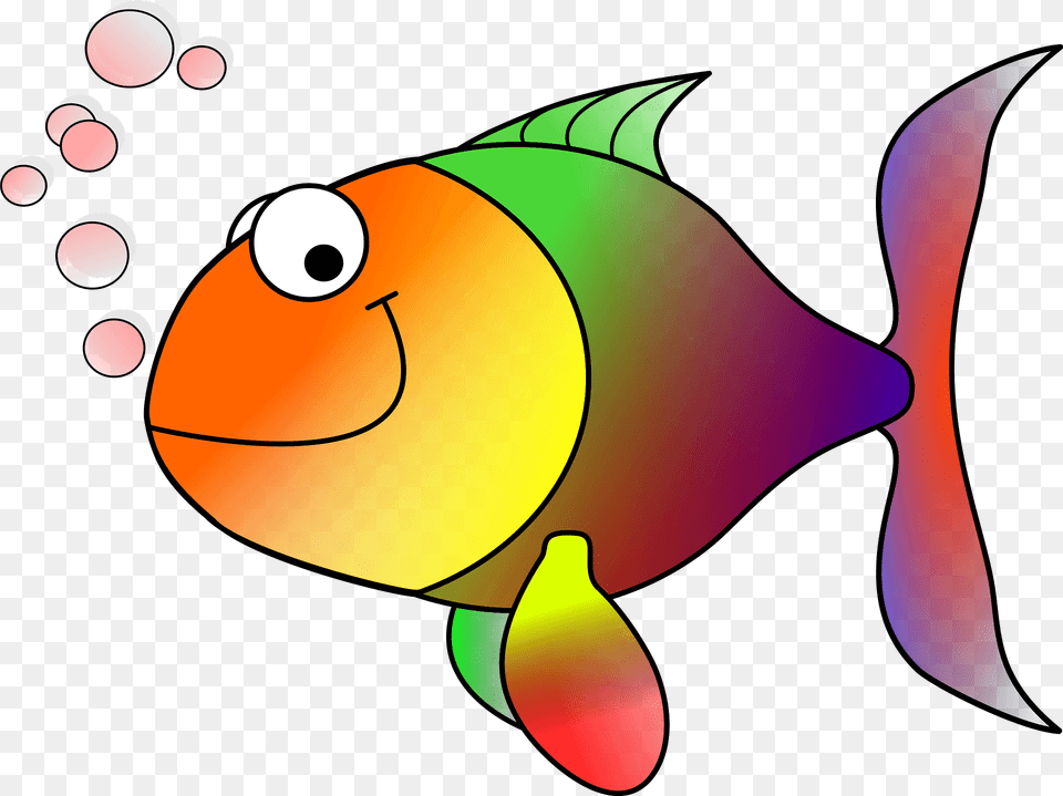 Happy Colorful Fish Clipart, Animal, Sea Life, Shark Png Image