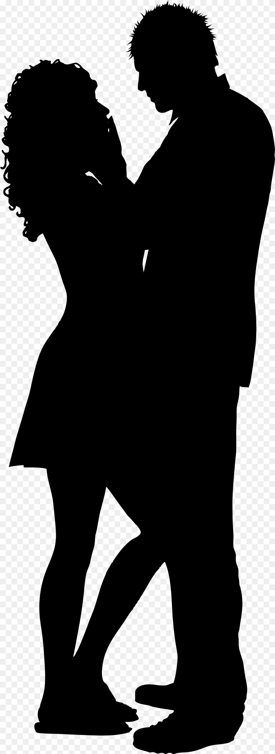 Happy Couple Silhouette Free Png Download