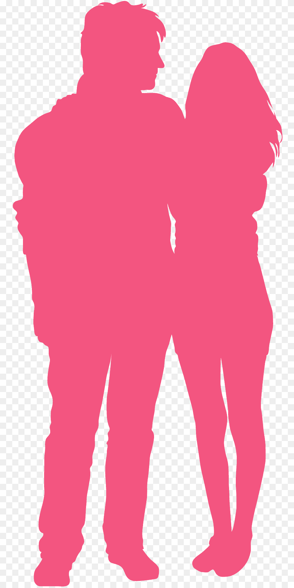 Happy Couple Silhouette, Adult, Male, Man, Person Free Transparent Png