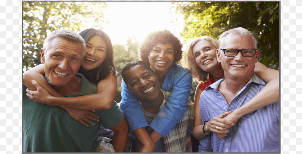 Happy Couples 3 Middle Aged Friend Group, Face, Smile, Head, Laughing Free Transparent Png