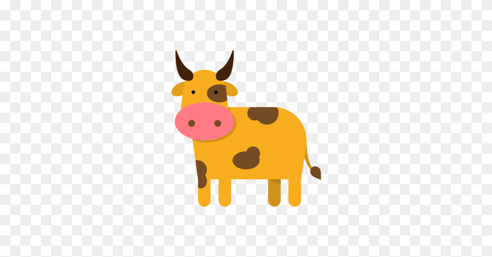 Happy Cow Illustration Vector Graphic Cave, Animal, Mammal, Bear, Wildlife Free Png