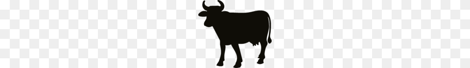 Happy Cows Clip Art Cartoon Set Various Cheerful Cow, Animal, Bull, Cattle, Livestock Png Image