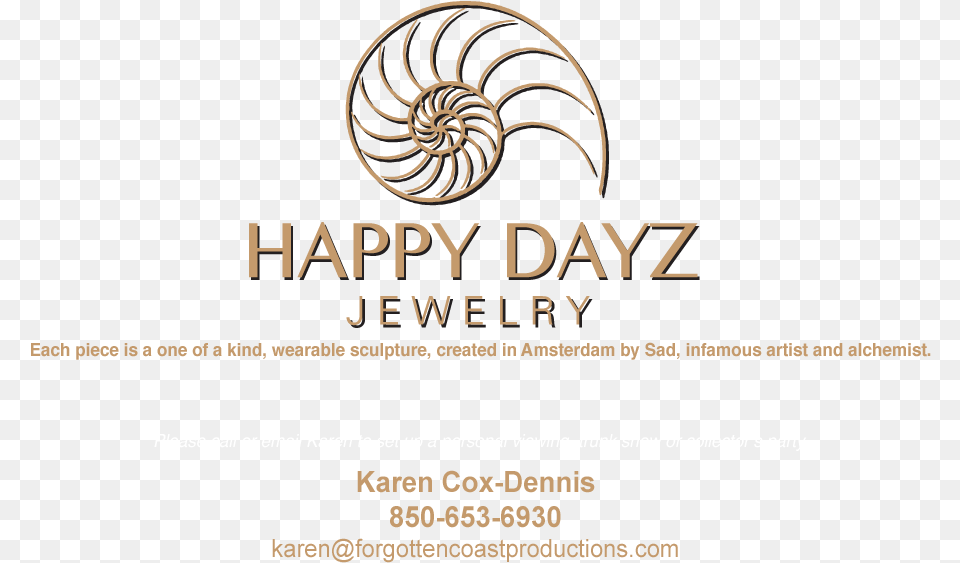 Happy Dayz Jewelery Chambered Nautilus, Advertisement, Poster, Text Png