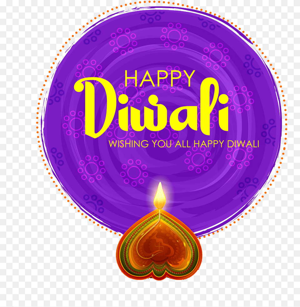 Happy Deepavali 2018 Circle, Candle, Diwali, Festival, Disk Png
