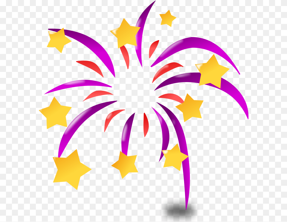 Happy Diwali Fireworks Clipart New Year Icon Vector, Symbol Free Png Download