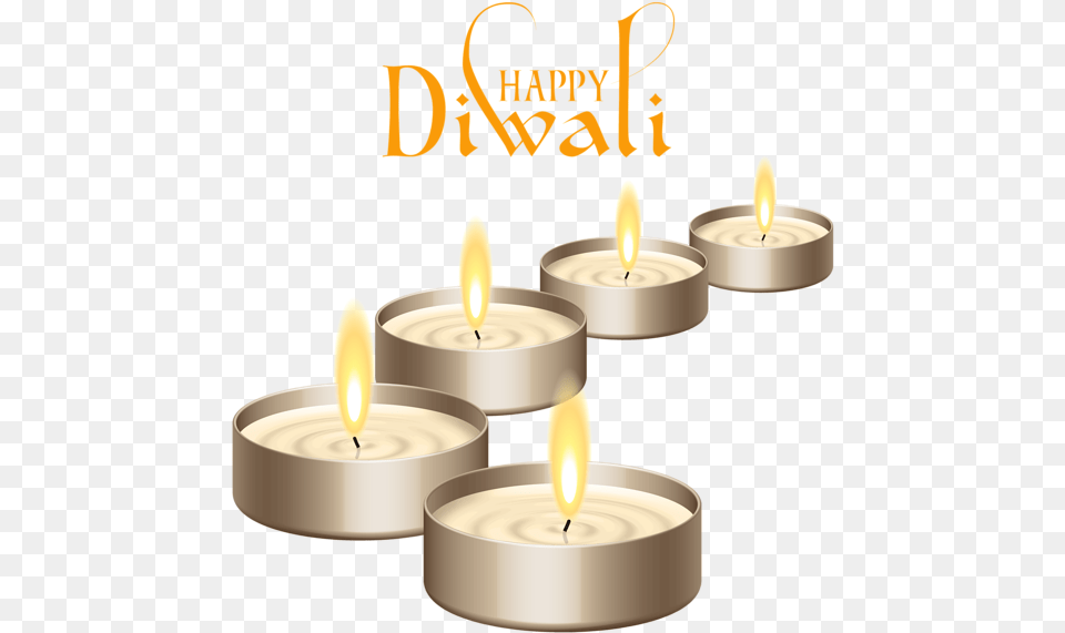 Happy Diwali Transparent, Candle, Fire, Flame Free Png Download