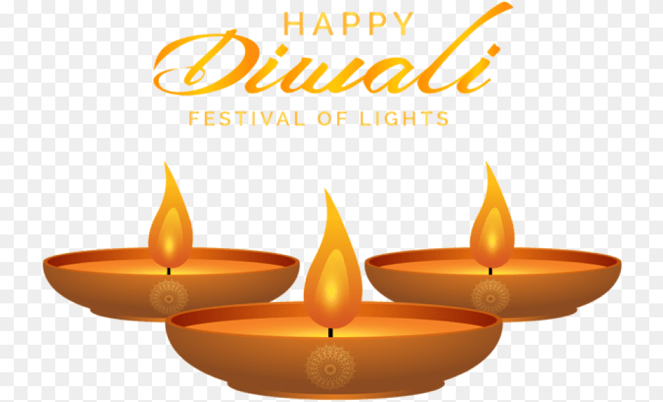 Happy Diwali Transparent Clipart Happy Diwali Diya, Festival, Fire, Flame, Appliance Png Image