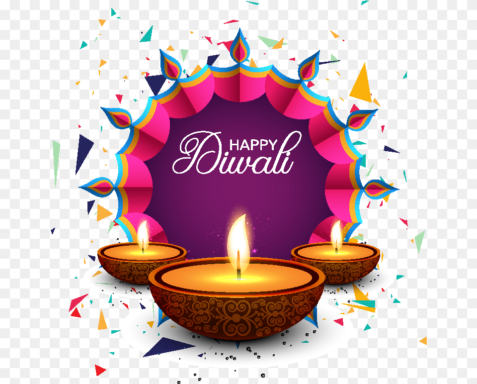 Happy Diwali Vector Background Download Happy Diwali Greetings, Festival, Candle Free Transparent Png
