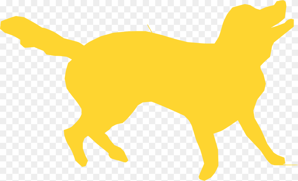 Happy Dog Silhouette, Animal, Mammal Free Png