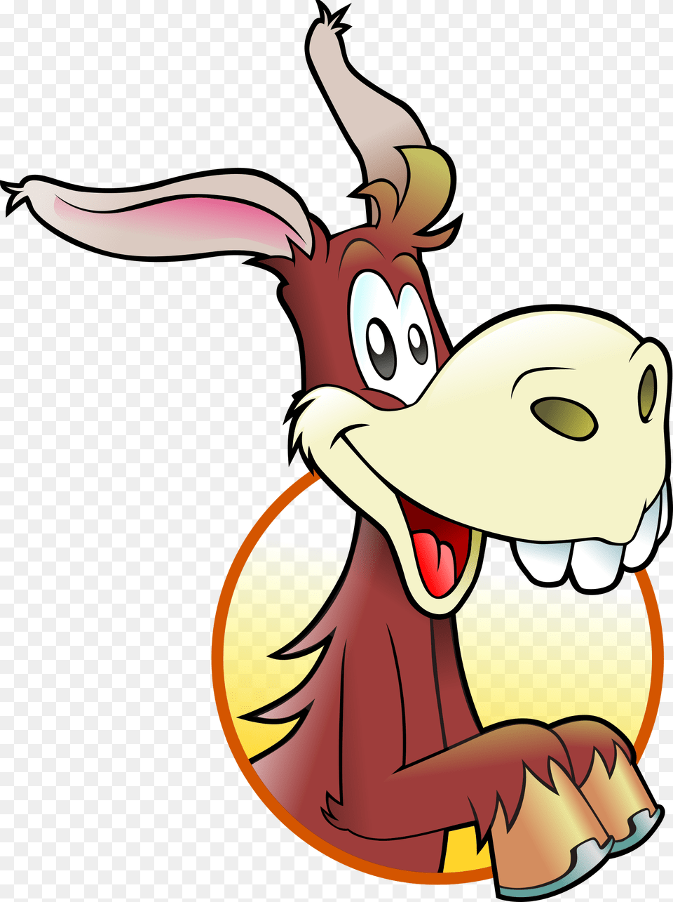 Happy Donkey Clip Arts Keledai Kartun, Cartoon, Baby, Person Free Png