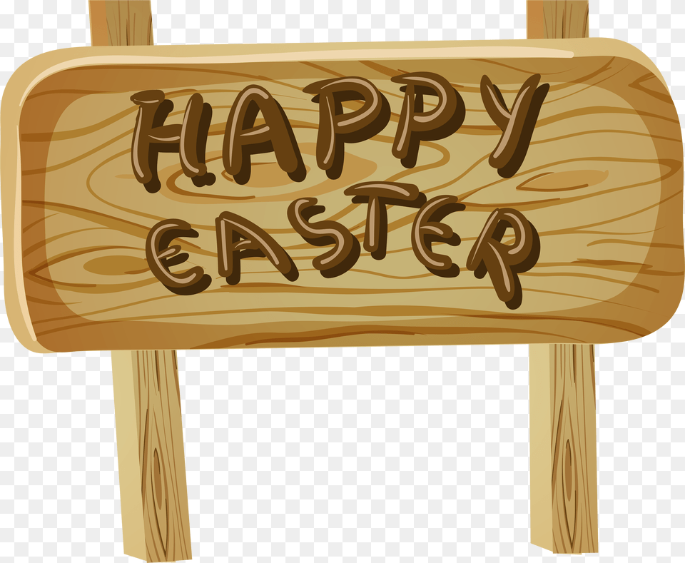 Happy Download Image Clipart Happy Easter Clip, Plywood, Wood, Text Png