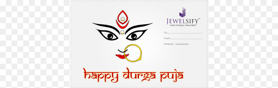 Happy Durga Puja, Envelope, Mail, White Board, Text Free Transparent Png