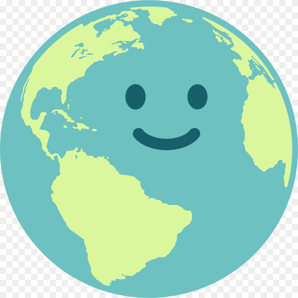 Happy Earth Illustration, Astronomy, Outer Space, Planet, Globe Free Png Download