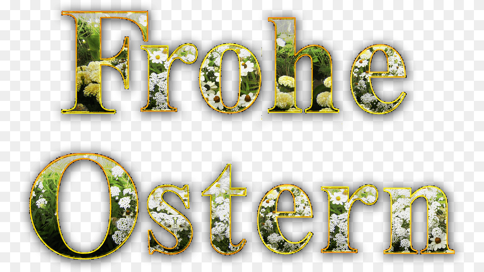 Happy Easter Background Frohe Ostern With No Background, Text Free Png Download