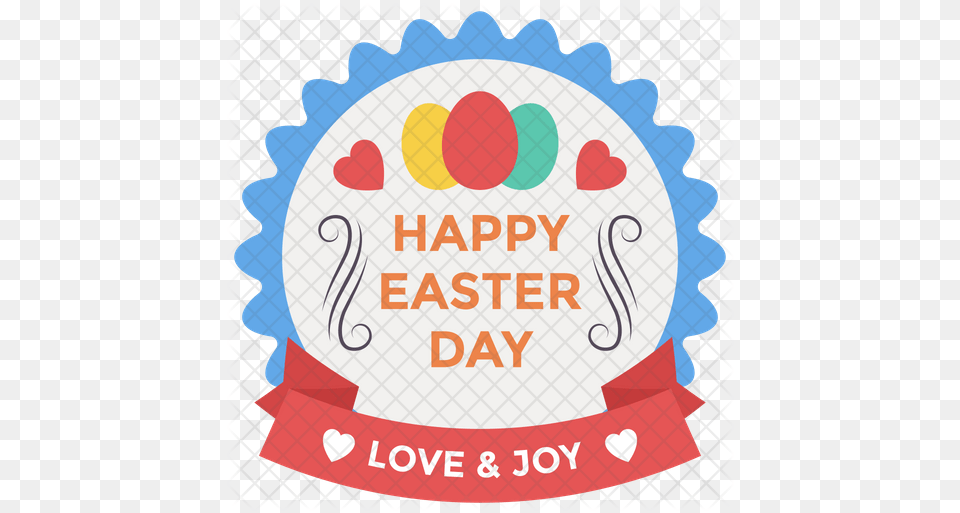 Happy Easter Badge Icon 30 Day Money Back Guarantee Vector, Advertisement, Poster Png Image