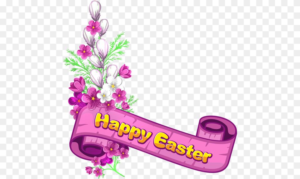 Happy Easter Border Clipart Happy Easter Quotes Funny, Art, Graphics, Purple, Floral Design Free Png Download