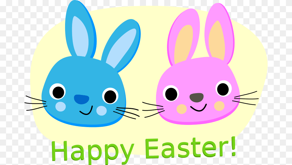 Happy Easter Bunny Free Download Vector, Animal, Mammal, Rabbit, Face Png