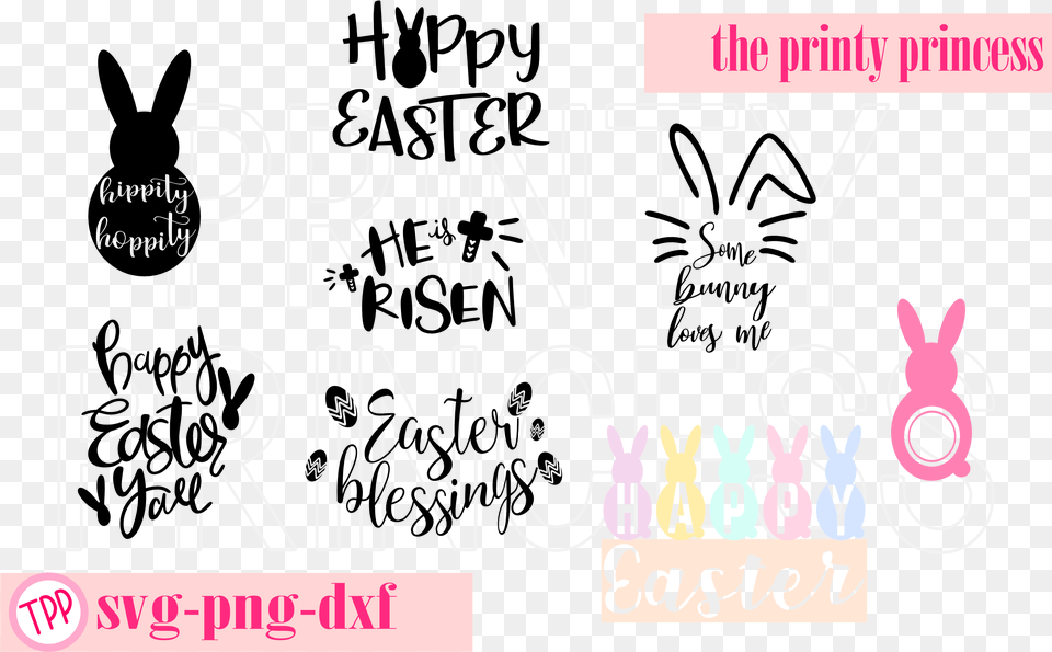 Happy Easter Bunny Svg Design File Happy Easter Bunny Svg, People, Person, Book, Publication Png Image