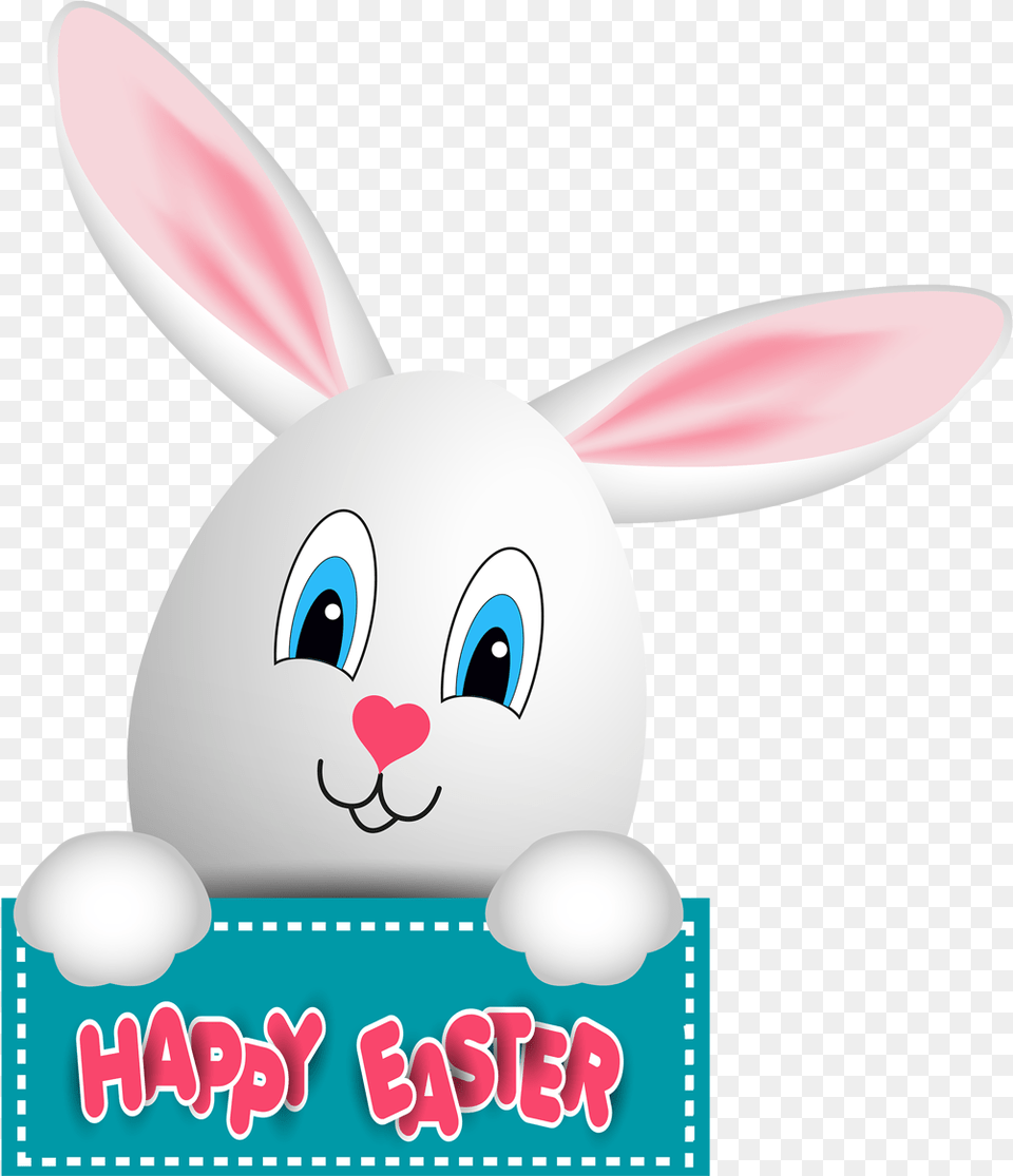 Happy Easter Bunny Transparent Transparent Background Easter Bunny Clipart, Appliance, Ceiling Fan, Device, Electrical Device Png