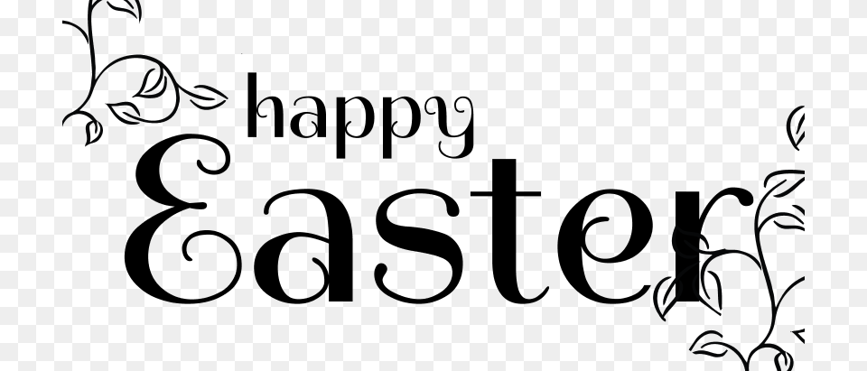 Happy Easter Calligraphy, Art, Floral Design, Graphics, Pattern Png