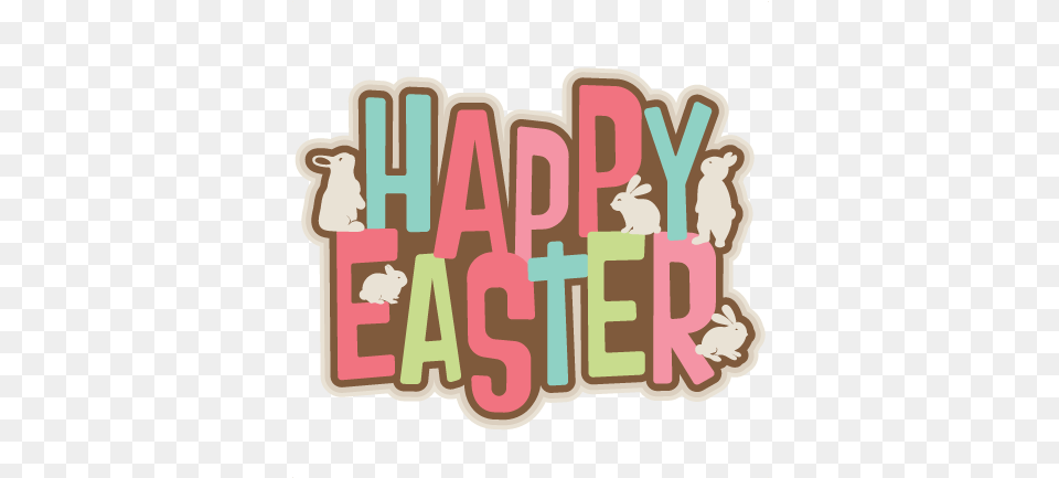 Happy Easter Cute Cute Happy Easter Clipart, Art, Text, Sticker, Dynamite Free Png