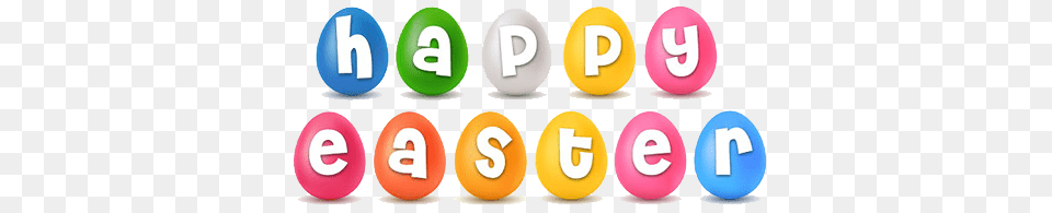 Happy Easter Egg Banner, Text, Number, Symbol, Ball Png Image