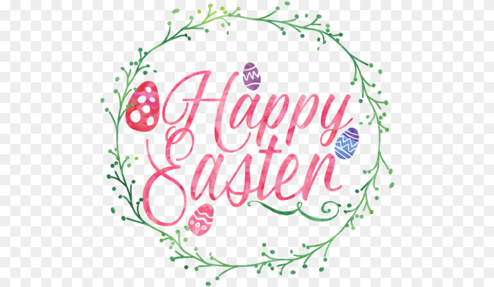Happy Easter Egg Happy Easter File, Pattern, Plant Free Png Download